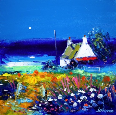 A summer moonrise Isle of Gigha 16x16 A summer moonrise Isle of Gigha 16x16